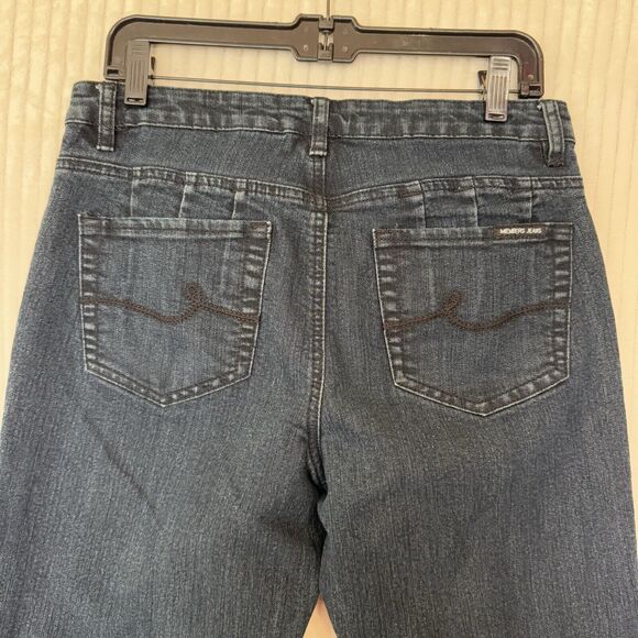 Members Jeans Straight Leg Sz‎ 10 Dark Blue Denim - Picture 4 of 16